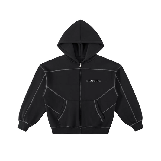 Cavetté Technical Form Hoodie | Zip-Up